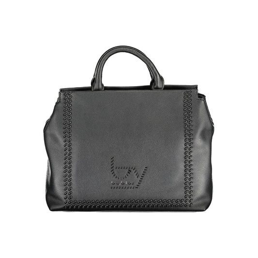 BYBLOS Black Polyurethane Women Handbag