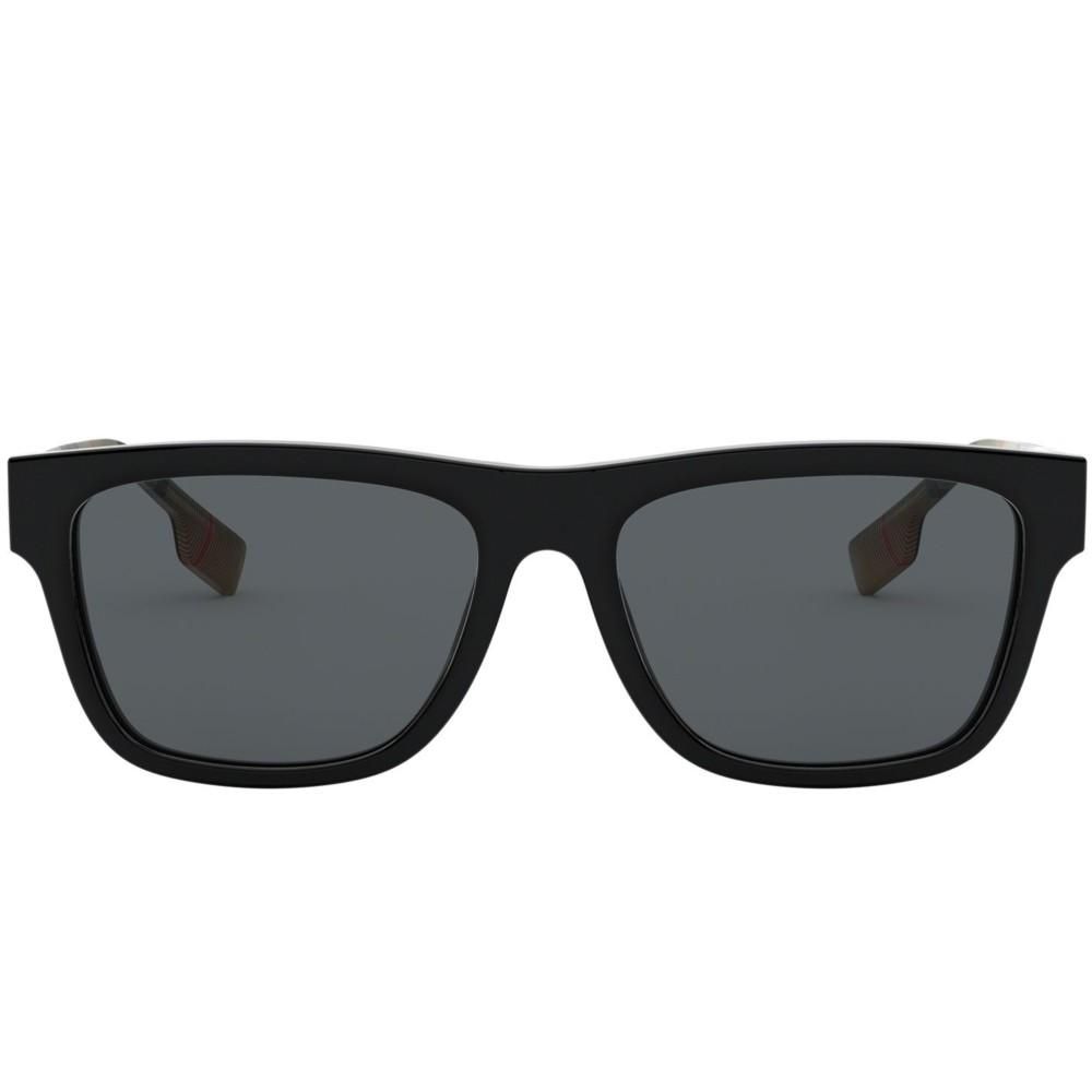 BURBERRY MOD. B LOGO BE 4293 acetate sunglasses for men, featuring a sleek design and stylish black frame.