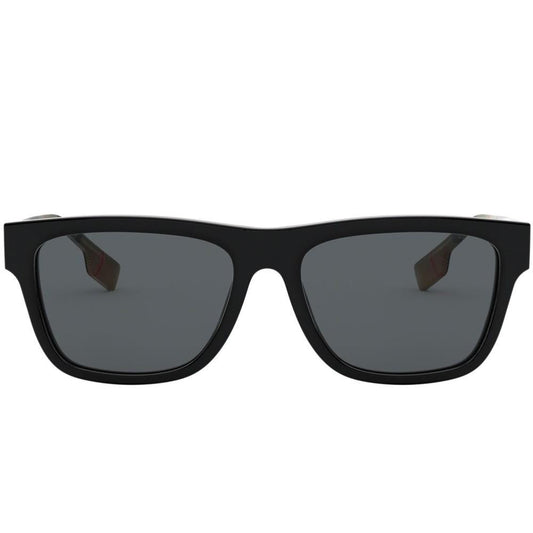 BURBERRY MOD. B LOGO BE 4293 acetate sunglasses for men, featuring a sleek design and stylish black frame.