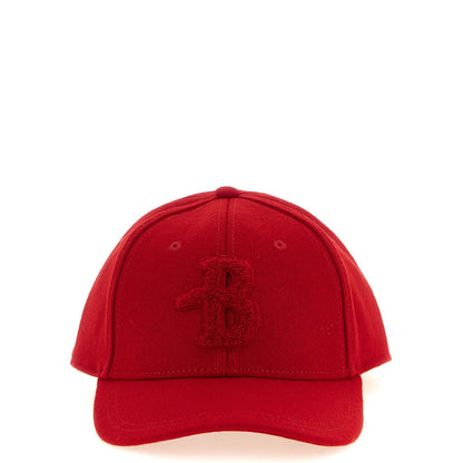 Ballantyne Red Polyester Cap (Baseball Hat)
