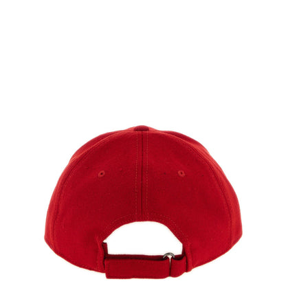 Ballantyne Red Polyester Cap (Baseball Hat)