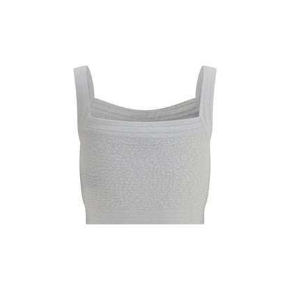 Balmain White Polyamide Top Balmain
