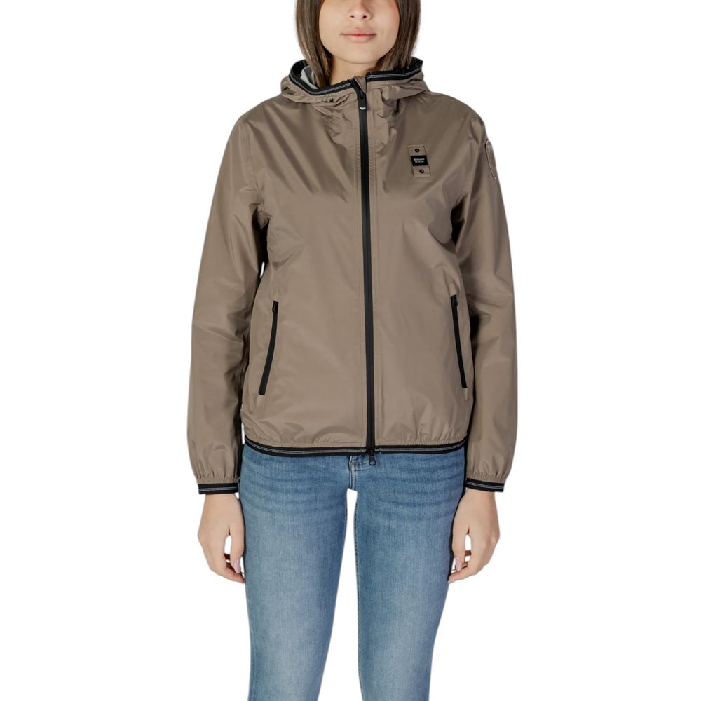 Blauer Green Polyamide Shell Jacket