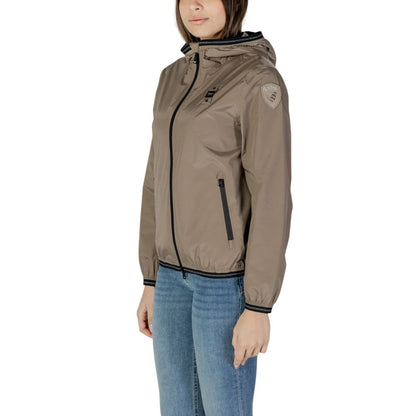 Blauer Green Polyamide Shell Jacket