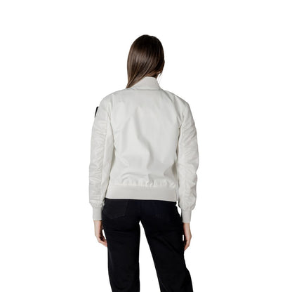 Blauer White Polyamide Bomber