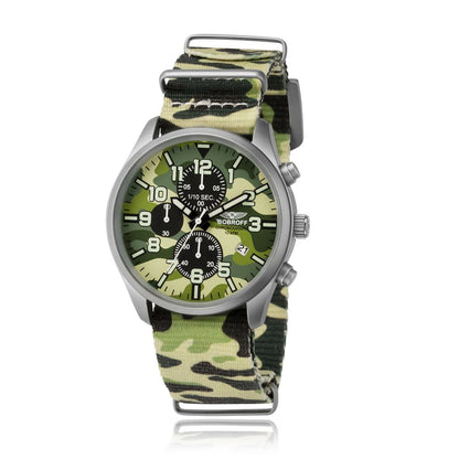 Bobroff Army Nylon Sport Watch