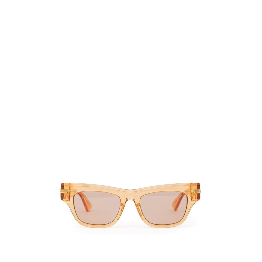 Bottega Veneta Orange Acetate Sunglasses