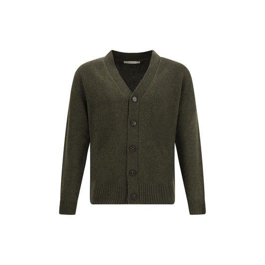 Brooksfield Green Fleece Wool Cardigan Brooksfield