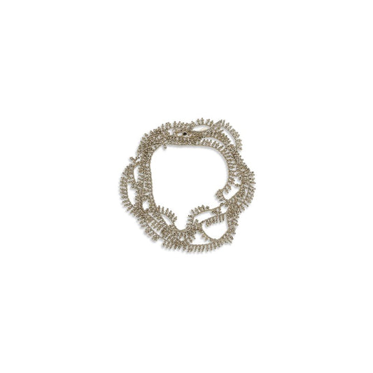 Brunello Cucinelli Silver Silver Bracelet - elegant knotted nickel-free design for sensitive skin, versatile wrap style.