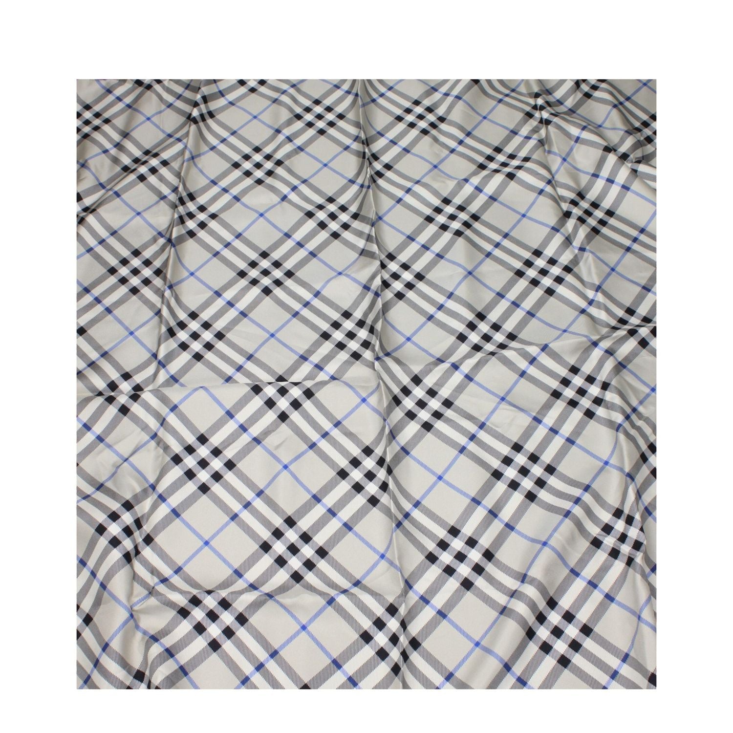 Burberry Gray Silk Foulard