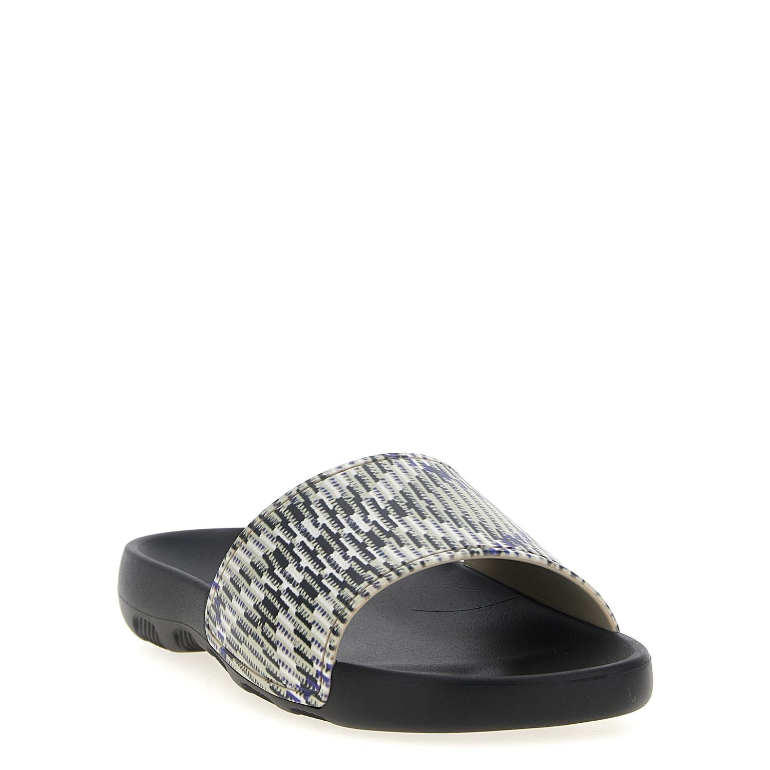 Burberry Multicolor Polyurethane Slides