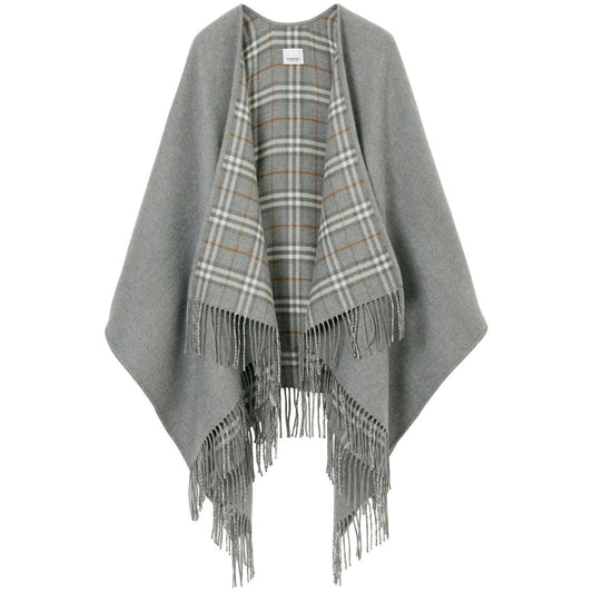 Burberry Vintage Check Reversible Wool Cape