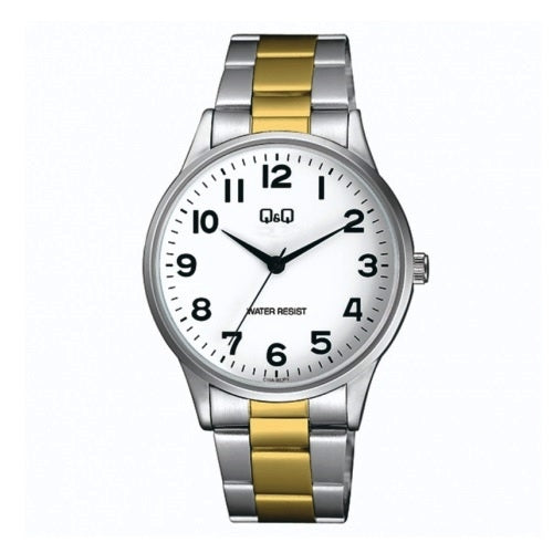 Q&Q Mod. LADY ONLY TIME wristwatch with metal case and SS bracelet, water resistant and quartz movement, 30mm case, lady's watch
