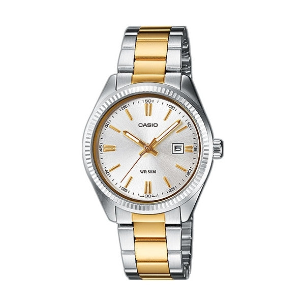 CASIO COLLECTION Mod. LADY DATE - TWO TONES WATCHES