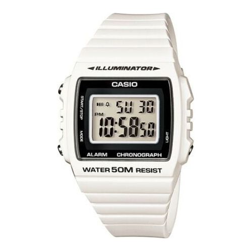 CASIO TIMELESS COLLECTION Mod. SPORT ILLUMINATOR WR 50M. ALARM. CHRONOGRAPH - WHITE