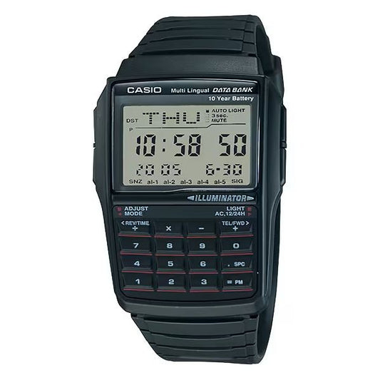 CASIO VINTAGE Mod. DATABANK CALCULATOR - BLACK