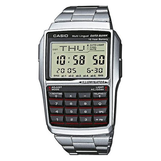 CASIO VINTAGE Mod. DATABANK CALCULATOR - SILVER