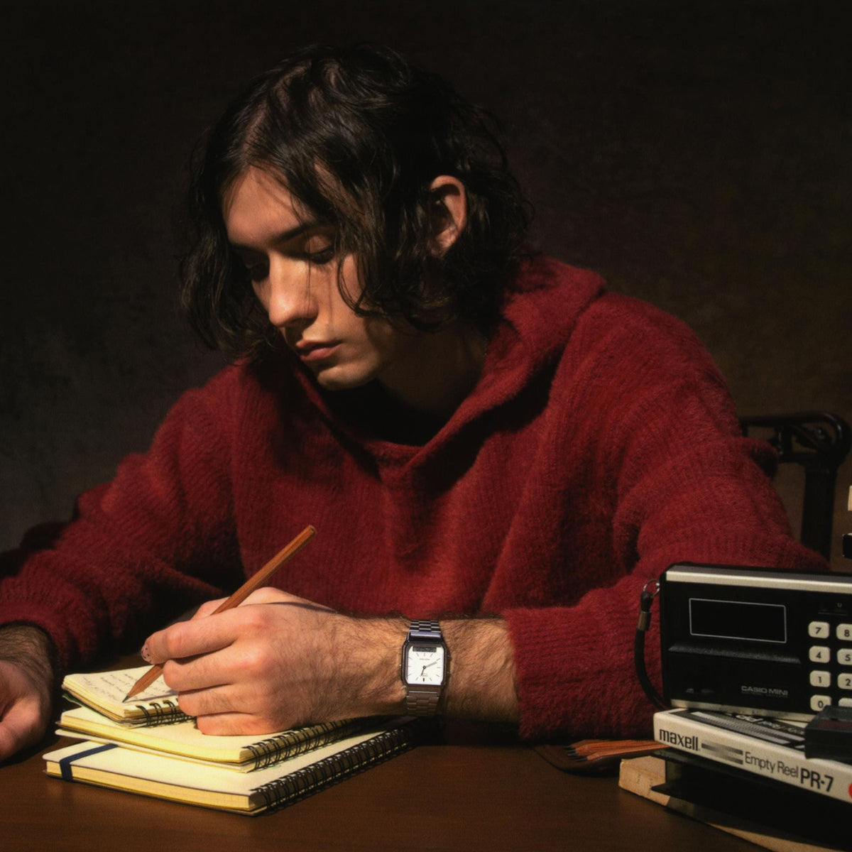 CASIO VINTAGE Mod. EDGY COLLECTION SUNRAY DIAL - WHITE