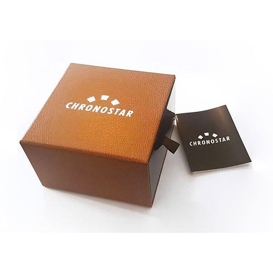 CHRONOSTAR MOD. R3751298010 watch packaging showcasing brand logo and style.