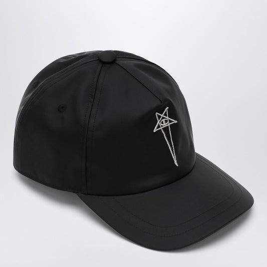 Champion x Rick Owens Black baseball cap in nylon