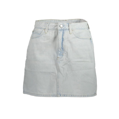 Calvin Klein Azzurro Cotton Women Skirt