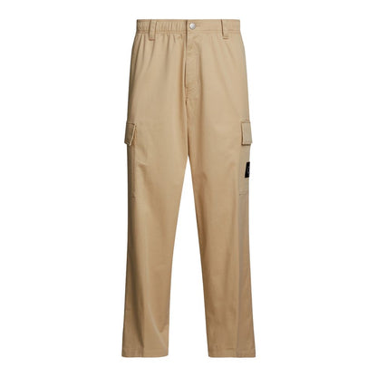 Calvin Klein Beige Cotton Cargo Pants