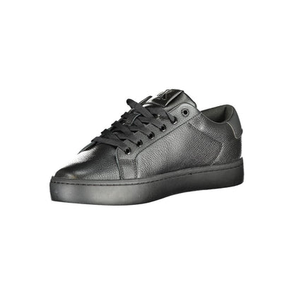 Calvin Klein Black Polyurethane Men Sneaker