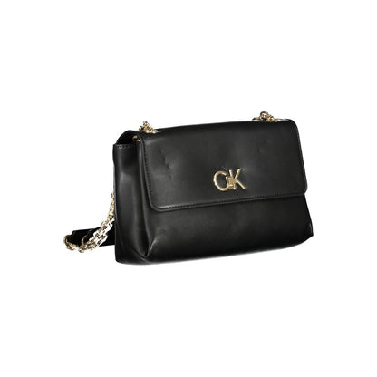 Calvin Klein Black Polyurethane Women's Handbag
