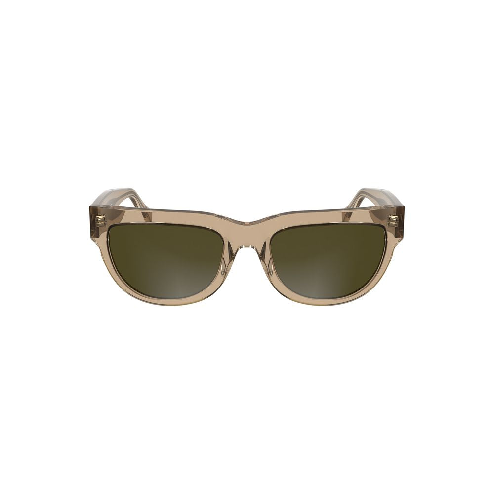 Calvin Klein Brown Acetate Women Sunglasses with chic square lens design and durable acetate frame for stylish eye protection.
