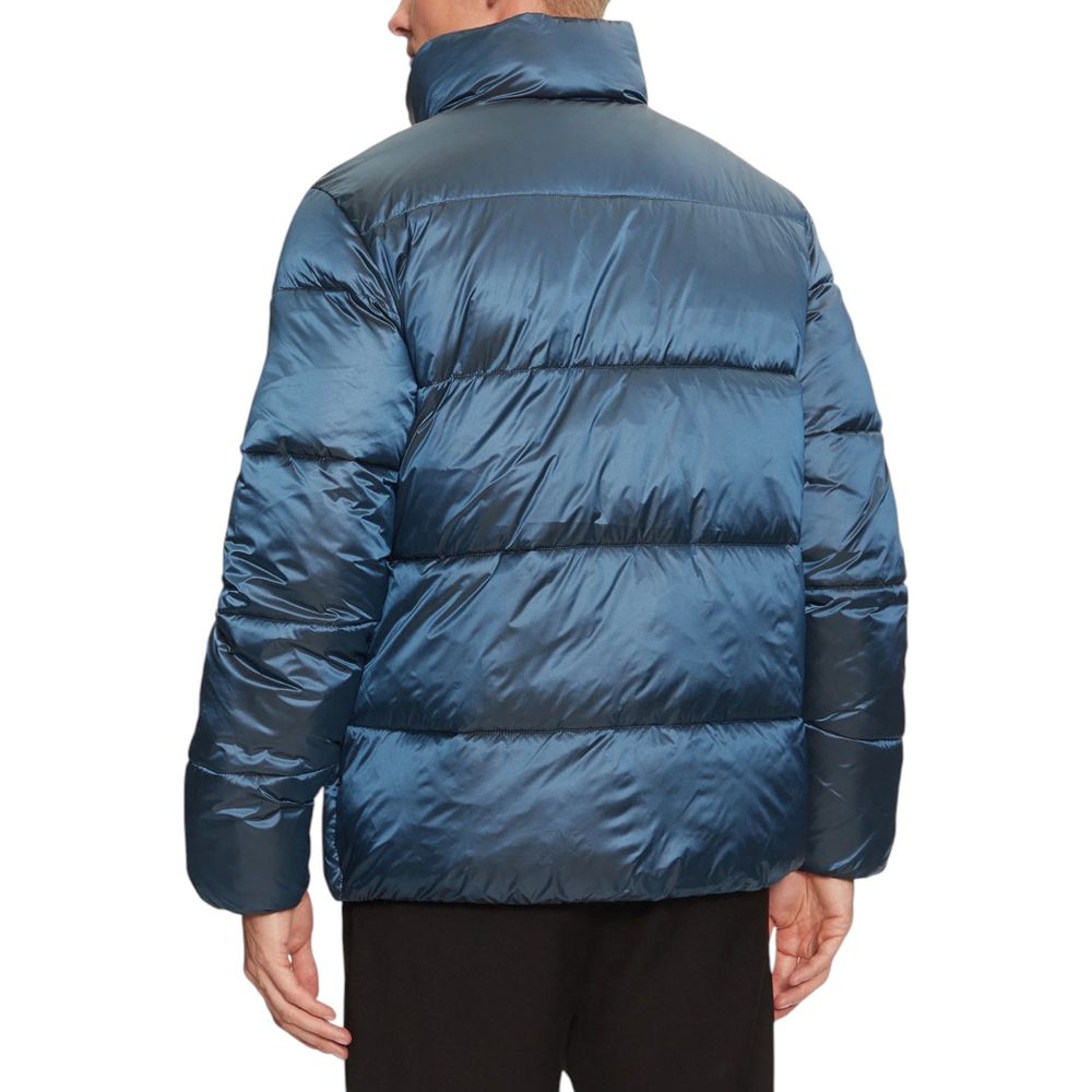 Calvin Klein Jeans Blue Recycled Polyamide Coat