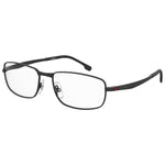 Carrera Black Metal Frames - Men's glasses model CARRERA885400 in Mtt Black, size 57/17/145 mm, made of durable metal.