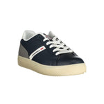 Carrera Blue Polyethylene Sneaker with laces and contrasting details, featuring logo.