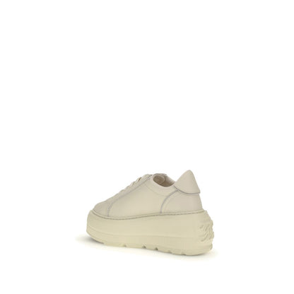 Casadei White Rubber Platform Sneakers Casadei