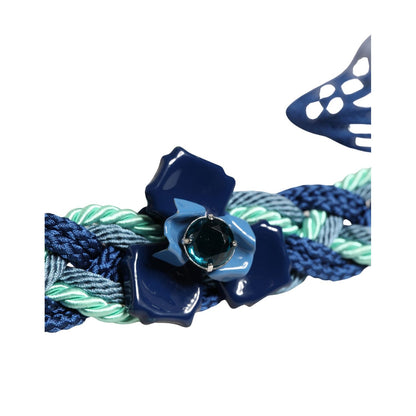 Cavalli Class Multicolor Twisted Rope Chain Buckle Waist Belt