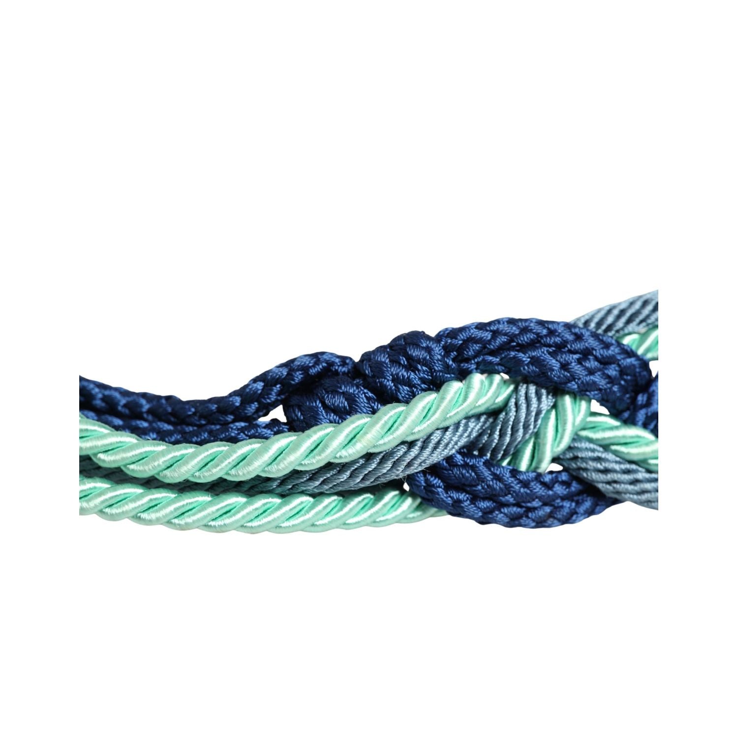 Cavalli Class Multicolor Twisted Rope Chain Buckle Waist Belt