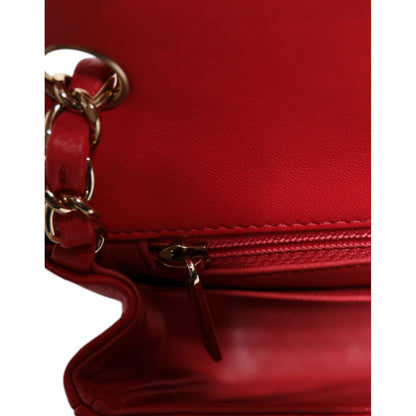 Chanel Pink Matelasse Chain Shoulder Lambskin Purse Mini Chanel