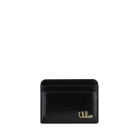 Chloé Black Calf Leather Bos Taurus Wallet Chloé