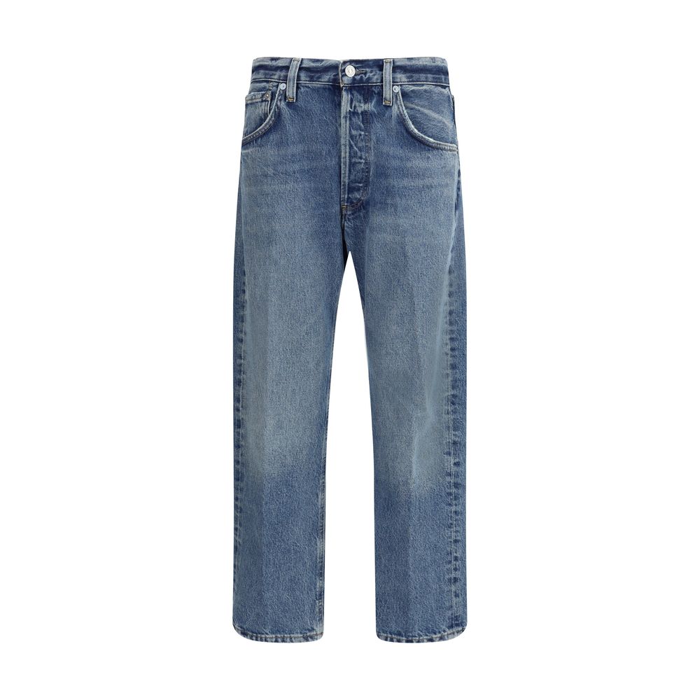 Citizens of Humanity Light Blue Cotton High-Waisted Jean
