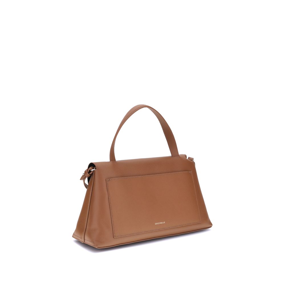 Coccinelle Brown Calf Leather Bos Taurus Handbag Coccinelle