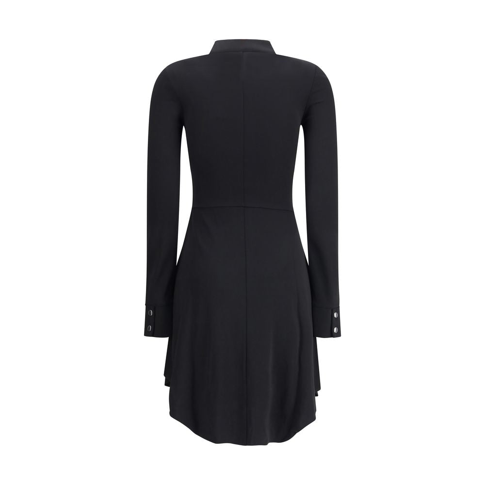 Courrèges Black Viscose Casual Dress Courrèges