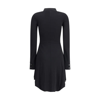 Courrèges Black Viscose Casual Dress Courrèges