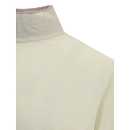 Cruna Cream Wool Turtleneck Cruna