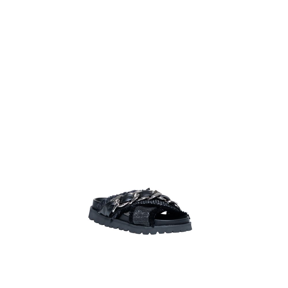 Cult Black Polyethylene Sandals