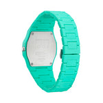 D1 MILANO Mod. POLYCARBON HOT AQUA wristwatch with polycarbonate strap, water resistant 5 ATM, quartz movement, official packaging.