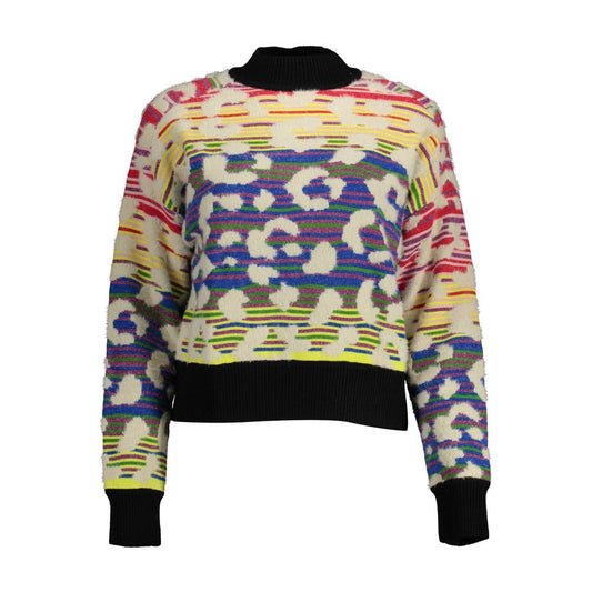 Desigual Blu Polyamide Women Sweater Desigual