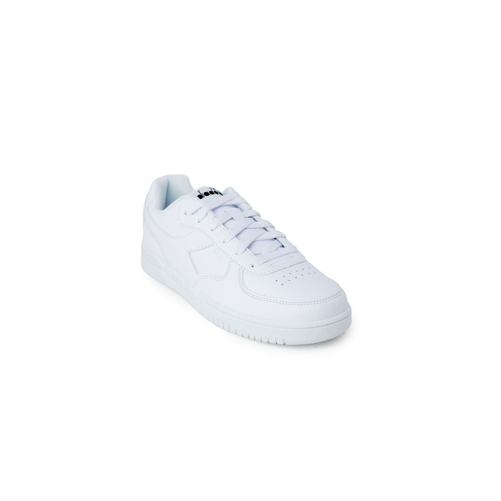 Diadora White Artificial Leather Low Top Sneakers Diadora