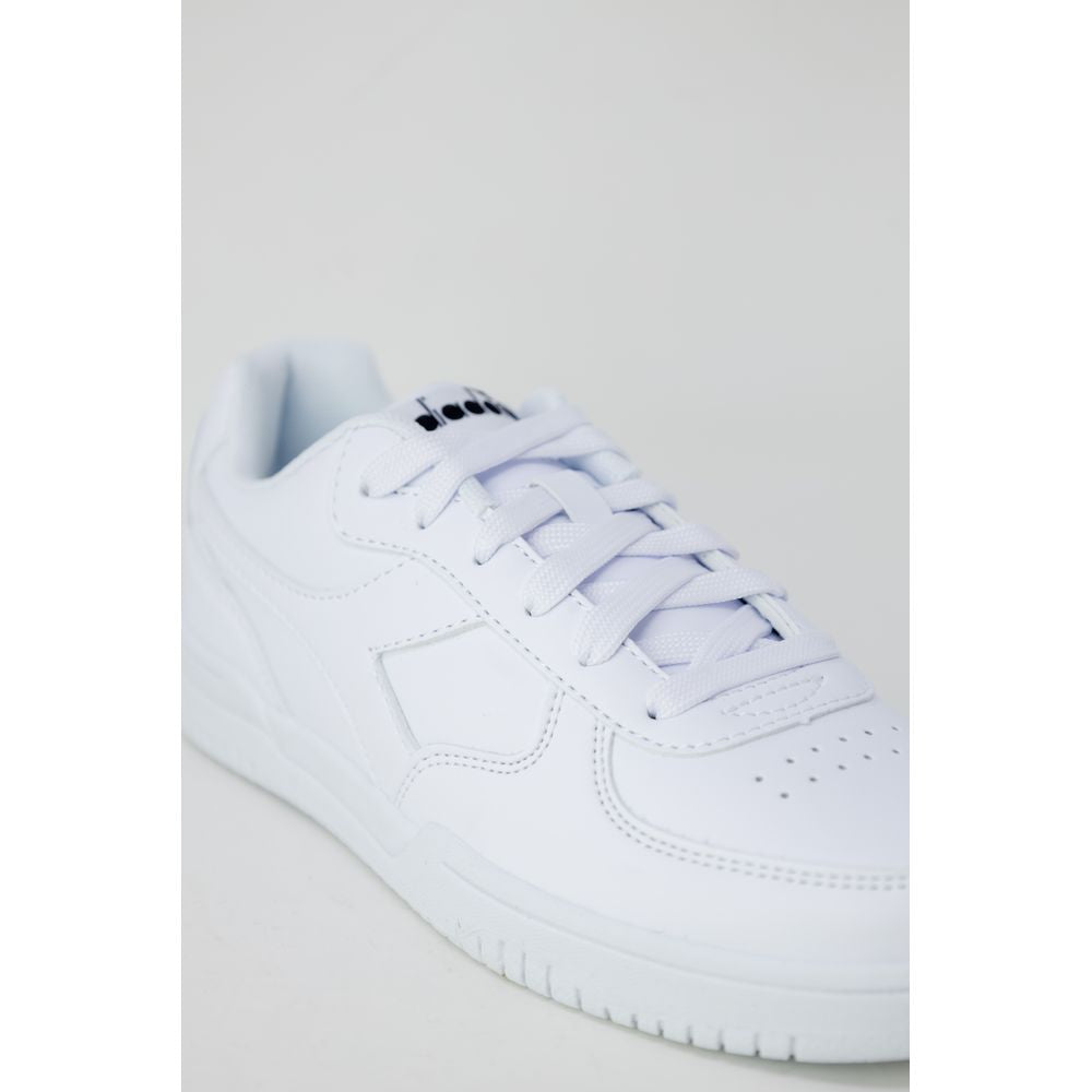 Diadora White Artificial Leather Low Top Sneakers Diadora