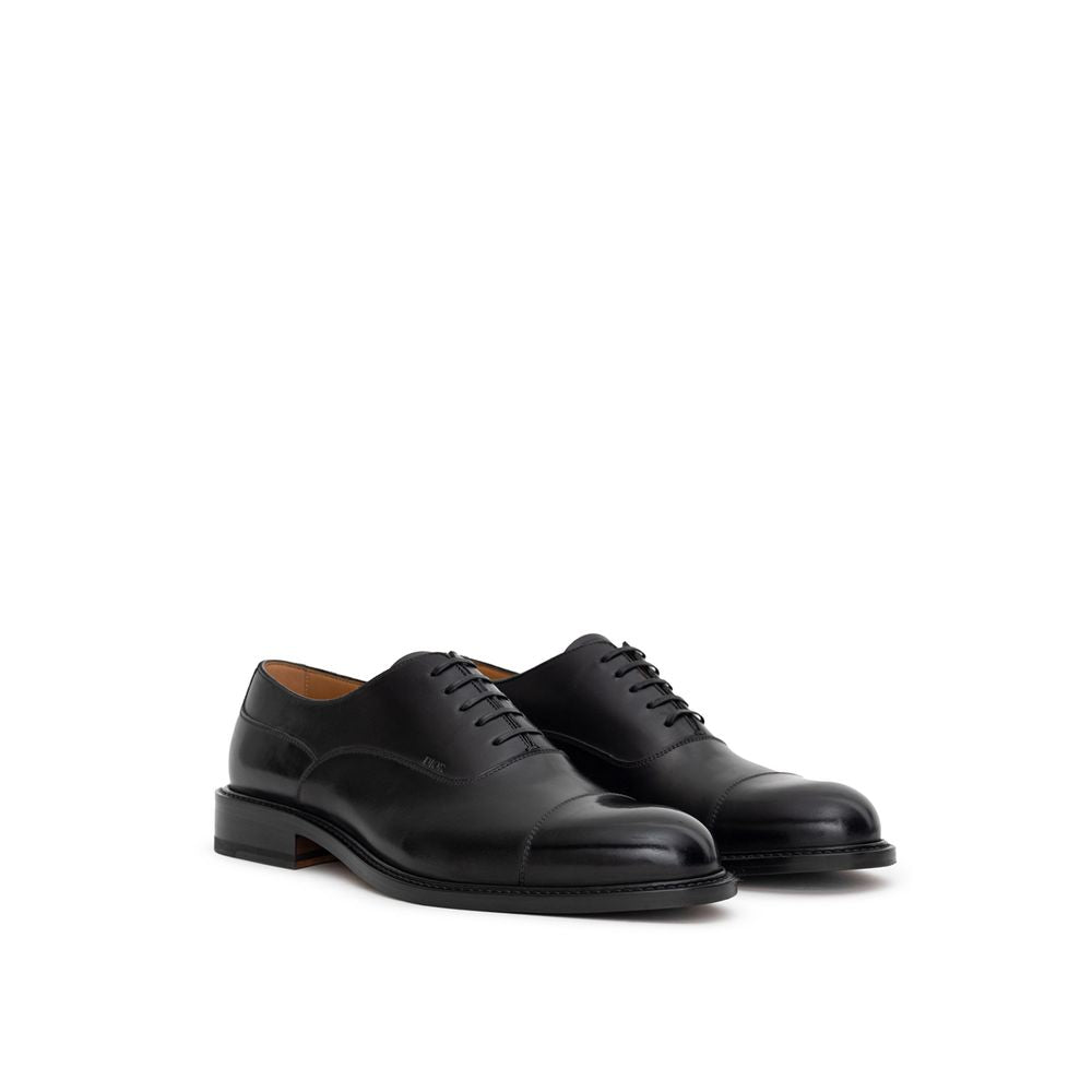 Dior Black Leather Oxfords And Derbies Dior