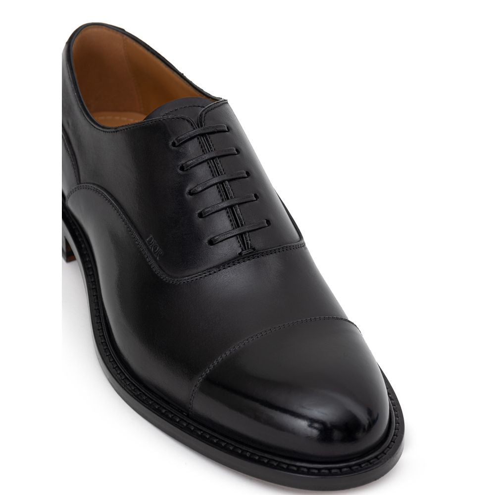 Dior Black Leather Oxfords And Derbies Dior
