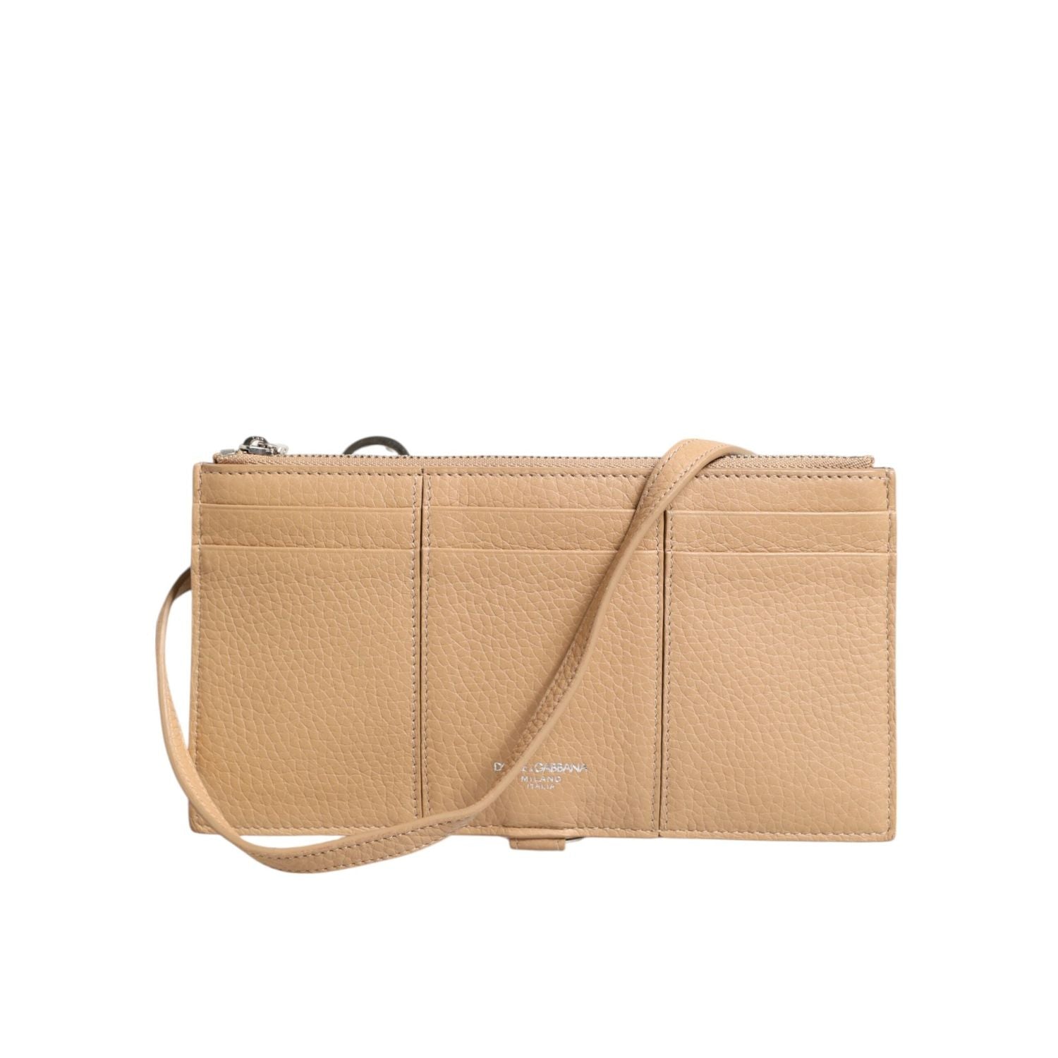 Front view with bag zipped and handles upright.
